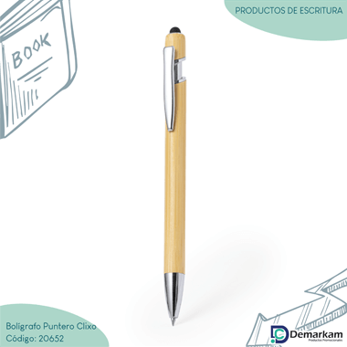 Bolígrafo Puntero Clixo